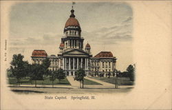 State Capitol Springfield, IL Postcard Postcard