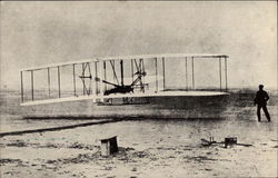 Wright 1903 Flyer Aircraft Postcard Postcard