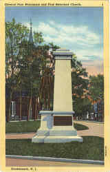 General Poor Monument And First Reformed Church General Poor Monument And First Reformed Church