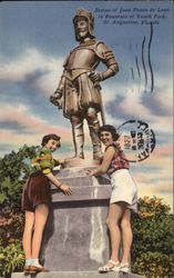Statue of Juan Ponce de Leon in Fountain of Youth Park Statue of Juan Ponce de Leon in Fountain of Youth Park