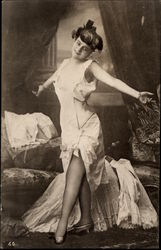 Woman Posing in Undergarments Woman Posing in Undergarments