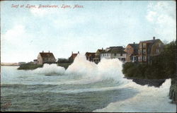 Surf at Lynn, Breakwater Surf at Lynn, Breakwater