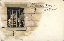 prisoner behind jail bars prisoner behind jail bars