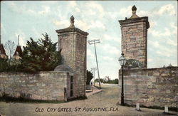 Old City Gates in St. Augustine Old City Gates in St. Augustine
