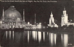 View in the Great South Garden at Night View in the Great South Garden at Night