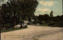 Entrance to Park, West St Entrance to Park, West St