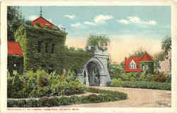 Entrance To Woodmere Cemetery