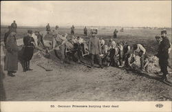 German Prisoners Burying Their Dead German Prisoners Burying Their Dead