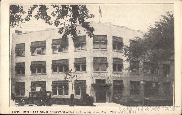 Lewis Hotel Training School Washington District of Columbia Lewis Hotel Training School Washington District of Columbia