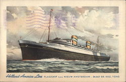Holland-America Line Flagship T.S.S. Nieuw Amsterdam Holland-America Line Flagship T.S.S. Nieuw Amsterdam