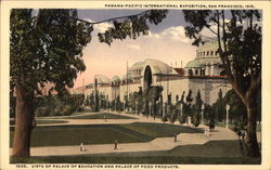 Vista of Palace of Education and Palace of Food Products Vista of Palace of Education and Palace of Food Products