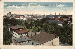 Bird's eye view looking northwest from Masonic Temple Bird's eye view looking northwest from Masonic Temple