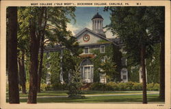 West College ("Old West"), Dickinson College Carlisle, PA Postcard Postcard