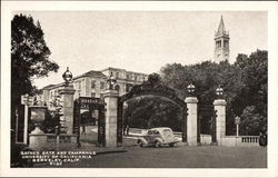 Sather Gate and Campanile, University of California Sather Gate and Campanile, University of California