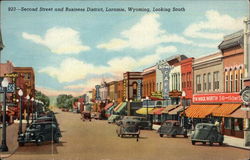 Second Street and Business District, Looking South Second Street and Business District, Looking South