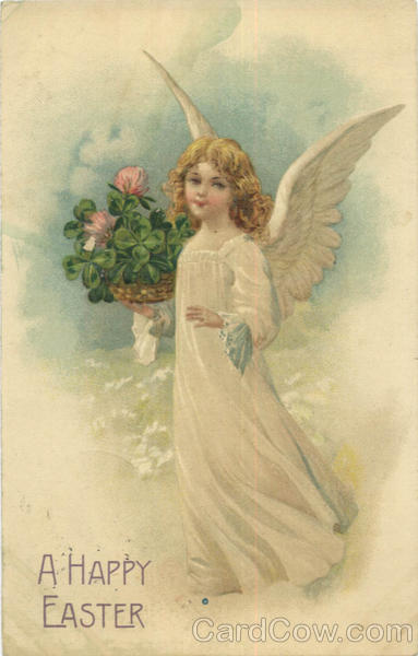 A Happy Easter With Angels