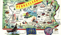 Pennsylvania Tourist Map Pennsylvania Tourist Map