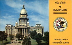 The State Capitol Springfield, IL Large Format Postcard Large Format Postcard