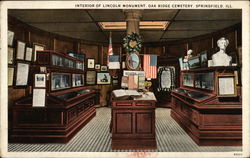 Interior of Lincoln Monument, Oak Ridge Cemetery Interior of Lincoln Monument, Oak Ridge Cemetery
