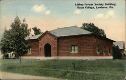 Libbey Forum (Society Building), Bates College Libbey Forum (Society Building), Bates College