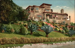 View of a Hillside Residence & Gardens View of a Hillside Residence & Gardens