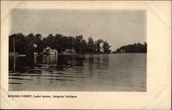 Spring Foint, Lake Iames Angola, IN Postcard Postcard