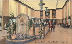 Interior of Hall of Waters Interior of Hall of Waters