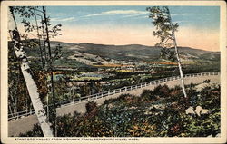 Stamford Valley From Mohawk Trail Postcard