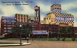 Checkerboard Square Home of Purina Chows