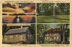 Oldest Building In Ohio At Marietta Postcard Postcard