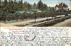 A Garden Scene at the Durand Residence A Garden Scene at the Durand Residence