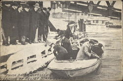 Mayor Baker Overseeing Load of Relief Boats for Akron Mayor Baker Overseeing Load of Relief Boats for Akron