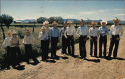 Group of young boys in cowboy hats Group of young boys in cowboy hats