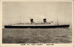 Cunard R.M.S. Queen Elizabeth Cunard R.M.S. Queen Elizabeth