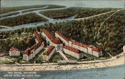 Aerial View of The Hotel Breakers, Lake Erie Aerial View of The Hotel Breakers, Lake Erie