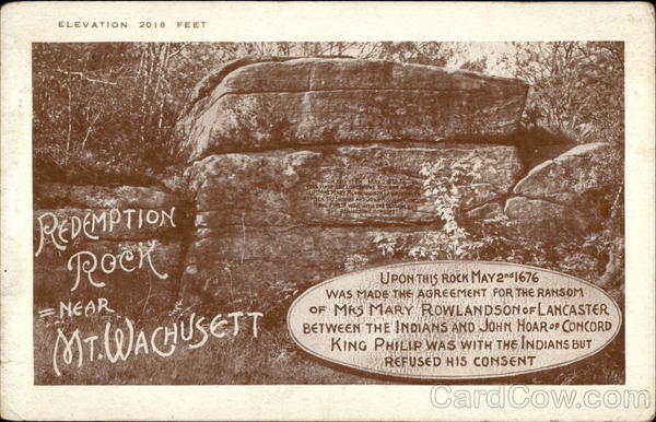 Redemption Rock Old Postcard