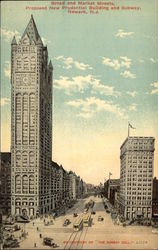 Broad and Market Streets, Proposed New Prudential Building and Subway Broad and Market Streets, Proposed New Prudential Building and Subway