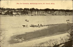 The Ice Industry, Mississippi River The Ice Industry, Mississippi River