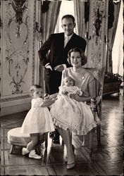 Prince Rainier III, Princess Grace, Prince Albert and Princess Caroline Prince Rainier III, Princess Grace, Prince Albert and Princess Caroline