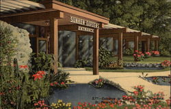 Entrance to Colorful Sunken Gardens Entrance to Colorful Sunken Gardens