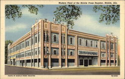 Modern Plant of the Mobile Press Register Modern Plant of the Mobile Press Register