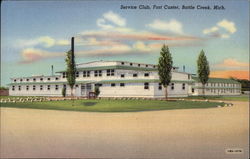 Service Club. Fort Custer Service Club. Fort Custer