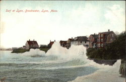 Surf at Lynn, Breakwater Surf at Lynn, Breakwater