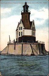 Reef Light House, three miles from Shore Reef Light House, three miles from Shore