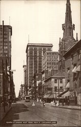 Fourth Street looking West from Main Street Fourth Street looking West from Main Street