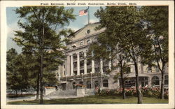 Battle Creek Sanatorium - Front Entrance Battle Creek Sanatorium - Front Entrance