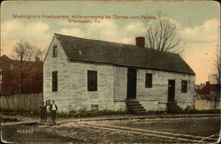 Washington's Headquarters, while surveying for Thomas Lord Fairfax Washington's Headquarters, while surveying for Thomas Lord Fairfax