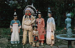 Seneca Indians - Chief Great Wolf, Nephew and Nieces Seneca Indians - Chief Great Wolf, Nephew and Nieces