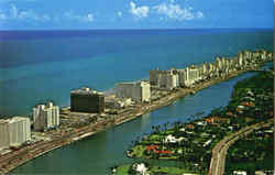 Aerial View Of Hotels Along Indian Creek