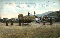 A Harvesting Scene at the Santa Barbara Mission A Harvesting Scene at the Santa Barbara Mission